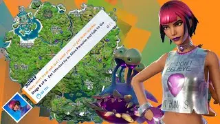 Fortnite Challenges - Get infected by Alien Parasite and talk to Sunny.