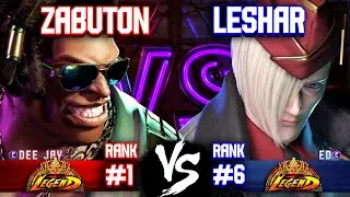 SF6 ▰ ZABUTON (#1 Rank Dee Jay) vs LESHAR (#6 Rank Ed) ▰ Street Fighter 6 Replays