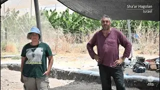 Dr. J. Vieugue and A. Eirikh-Rose about the Balkan Heritage Field School at  Sha&rsquo;ar Hagolan