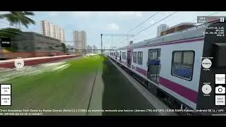 Overtaking views of Malgari and Local train 