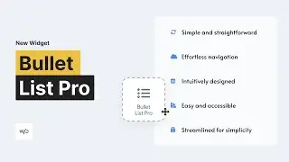 Bullet List Pro Widget | Tutorial by Without Code