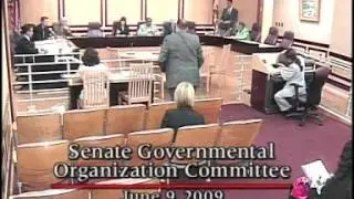 Senate Governmental Organization 6/9/2009