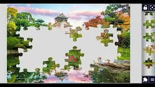 Serene Japan garden Oasis😍//#beautiful gaming puzzle 🧩@JigsawPuzzle928 
