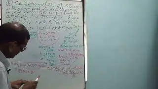 How to find area of triangle whose sides are given in different ratio & perimeter. 