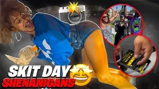 Skit day shenanigans!!! (CONDOM CHALLENGE)￼