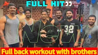 #New workout #video back workout with #brothers full hit and full  videos  @RAWFitnessArena Gym 