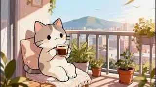 Sleepy Lofi Cat 💤 Cozy Night Beats to Relax, Study & Fall Asleep Fast
