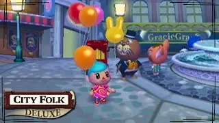 Balloons & HAPPY Rooms! | Animal Crossing City Folk Deluxe Ep 31