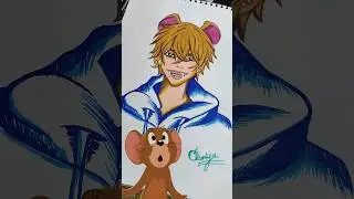 Jerry as a Human | Cartoon to Art 🎨Description