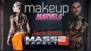 *NSFW* Makeup Marvels: Jack from Mass Effect 2 Full-Body Tattoo + Giveaway - BIOWARE APPROVED!