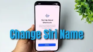 How to Change Siri's Name to ANYTHING on iPhone!