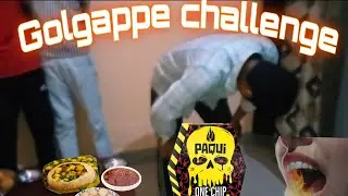 Golgappe Challenge  Spicy🔥🥵. || बहुत खतरनाक गोलगप्पे चैलेंज ☠️🙏🏻||