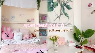 apartment tour 🧚🏻‍♀️🍰 pinterest soft aesthetic