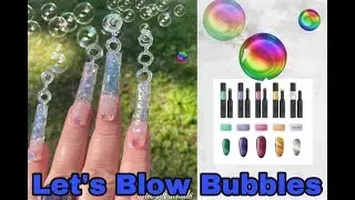 💥Crazy Instagram Inspired Bubble Nails! Madam Glam Air Cushion Pens Review!