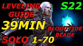 39 MIN! S22 SOLO LEVELING GUIDE - BLOODTIDE BLADE! SEASON 22, DIABLO 3,  NECROMANCER, BLOOD NOVA, D3