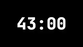 43 minute Timer - 8K Ultra HD