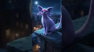Glaceon, Espeon & Leafeon in Realistic AI Form ❄️🔮🌿  #shorts #pokemon #eeveelution #aivideo
