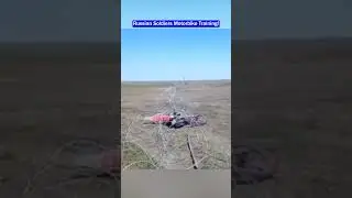Watch These Russian Soldiers Crash Trying to Ride Over Barbed Wire!