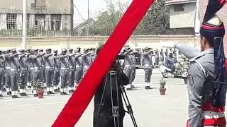 Traffic assistant passing out parade at Lahore