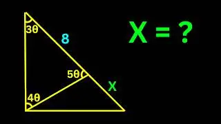A Nice Geometry Problem | Find the length X