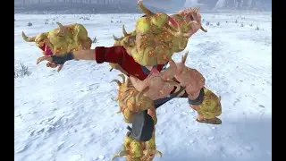 Peasant Long Spearmen VS Nurglings (Total War Warhammer 3)