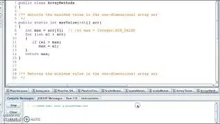 maxValue and minValue