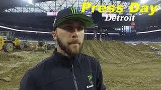 Detroit Supercross 2019 Press Day with Eli Tomac - Motocross Action Magazine