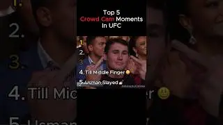 Top 5 Crowd Cam Moments In UFC