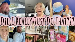 DITL || Walmart Grocery Haul || Lip Filler??