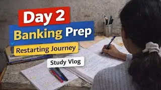Day 2 | Banking Preparation Journey 2026 | Study Routine & Consistency🎯SBI PO, IBPS PO