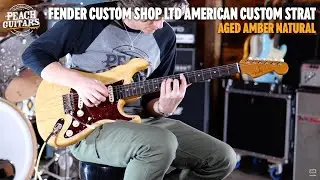 No Talking...Just Tones | Fender Custom Shop LTD American Custom Strat NOS Aged Amber Natural