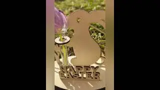 s&uuml;&szlig;e Osterdeko zum verschenken. bei Interesse gerne anschreiben #kreativ #diy #gravur #laser