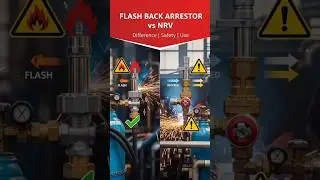 Flash Back Arrestor & NRV Difference |Every Safety Officer Must Know,Function,Use & Safety Explained
