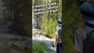 Hidden Falls, Grand Tetons &mdash; A Must-See View! 🌄 #nationalparks #shorts