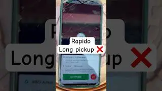Rapido long pickup | #shorts #shortvideo #viral #rapido #scam