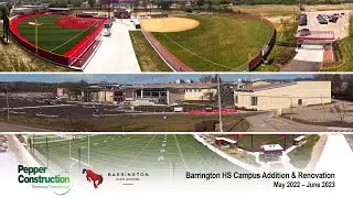 Barrington High School Renovation & Addition 4K Time-Lapse