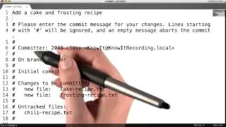 Committing Changes - How to Use Git and GitHub
