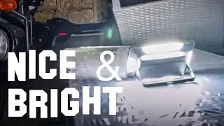 NEW 9000mAh Camping Light & Rechargeable Flood Light - Perfect for Our SHED!