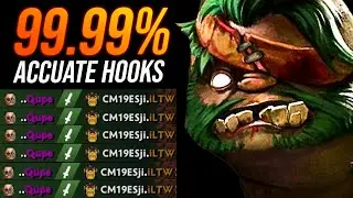 99.99% ACCURATE HOOKS!!! OMG Qupe Pudge - THE BEST PUDGE EVER!!! | Pudge Official