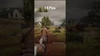 Насколько велика разница между 0 и 60 FPS в Red Dead Redemption 2? #игры #шорты #rdr2