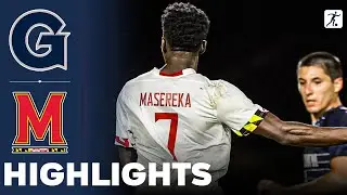 Georgetown vs Maryland | NCAA College Soccer | Highlights - August 25, 2025