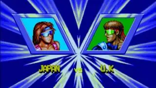 SFC9 第1戦 フライングパワーディスク(Windjammers:Flying Power Disc)