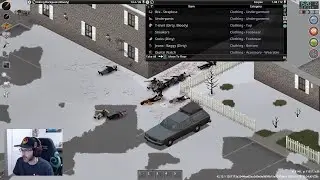 Surviving in Project Zomboid ep8: Zombies love Church - (live)