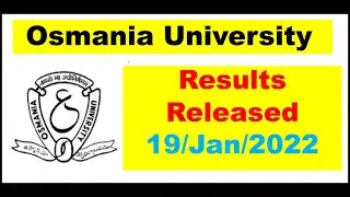 OU Results Released 🔥 || OU UPDATES.COM