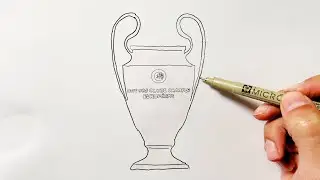 How to Draw the Champions League Trophy
