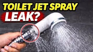 Jet Spray Leak Fix in 1 Minute | Easy Bathroom Repair Hack