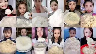 ASMR ice eating long compilation video onlybites buckwheat squeaky crunchy ice eating #iceeatingasmr