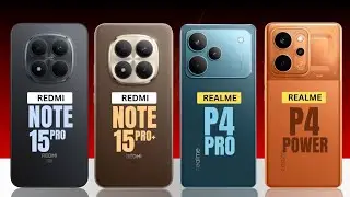 Realme P4 Power | Realme P4 Pro | Redmi Note 15 Pro vs Redmi note 15 Pro+ 😱
