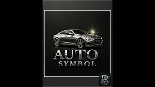Auto Logo with Premium Domain AutoSymbol.com &bull; Car Dealership Branding Kit &bull; Auto Business Identi...