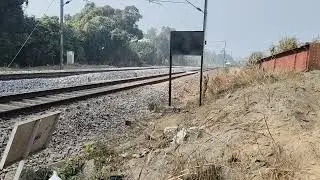 22356  Patliputra SF Express Full Speed Action Near Hardoi Railway Station #indian #railway